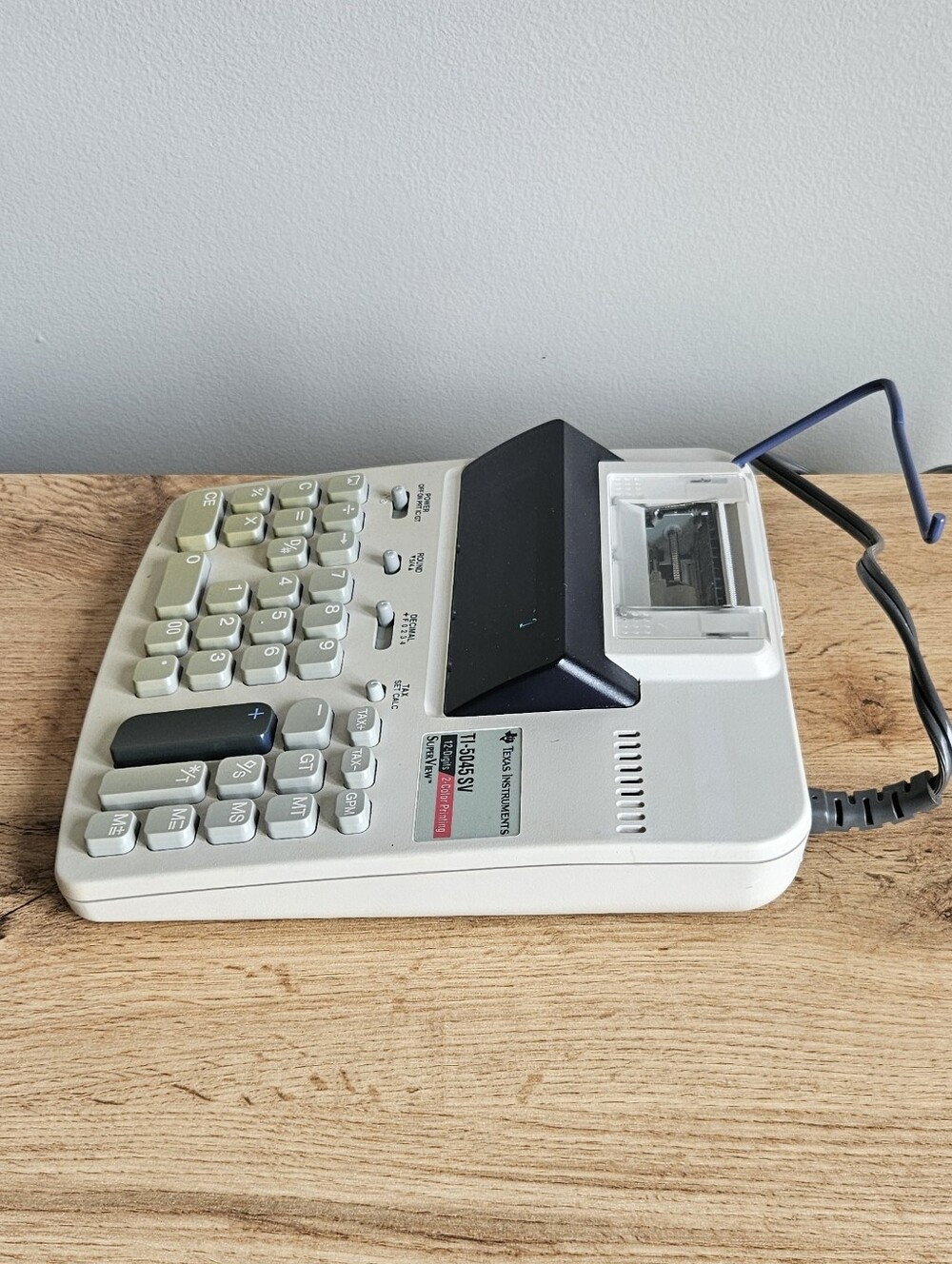 Texas Instruments TI-5045 SV 12-Digit 2-Color Printing Calculator - Tested - Picture 9 of 14